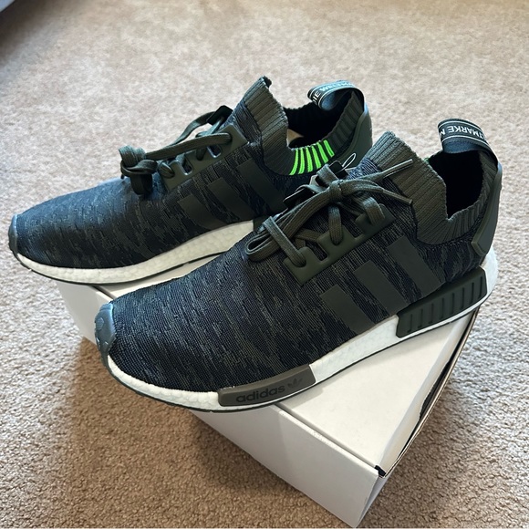 adidas NMD_R1 Primeknit Night Cargo Sneaker - Picture 8 of 14